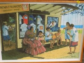 MHE166 Antique Matsumoto Shave Ice Painting