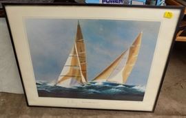 MHE172 Painting of the America's Cup