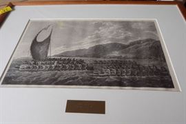 MHE185 Picture of King Iereoboo & Presents to Captain Cook