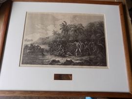 MHE188 Picture of the Death of Captain Cook