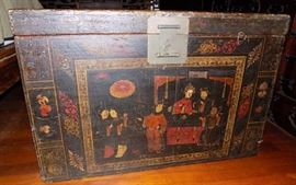 MHE230 Vintage Chinese Wooden Costume Chest