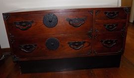 MHE234 Oriental Wooden End Table