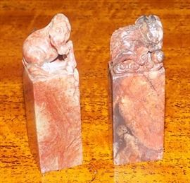 MHE246 Chinese Carved Stone Stamps