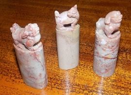 MHE248 Three More Chinese Carved Stone Stamps