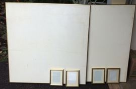 MHE258 Stretched Canvas & Gold Tone Frames