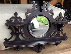 MHE261 Beautiful Mahogany Entry Mirror