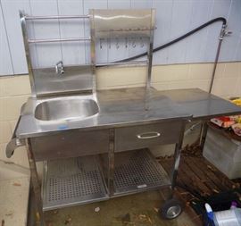 MHE296 Portable Coleman Sink & Prep Unit
