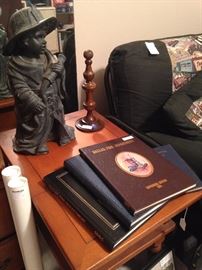 Small fireman statue