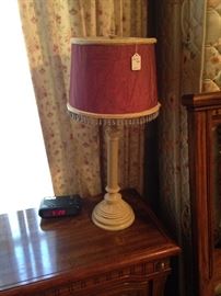 One of two matching lamps