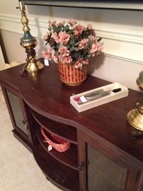 TV stand with lower storage