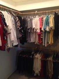 A variety of golf clothes 