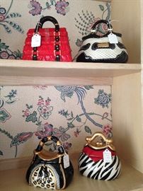 Darling purse cookie jars