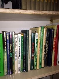 Variety of golf books