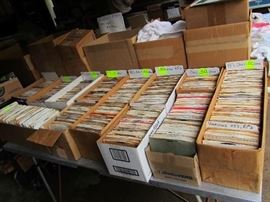 45rpm records - 50 cents each