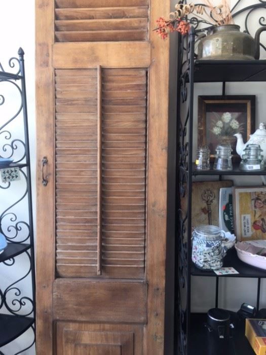 Vintage shutter doors