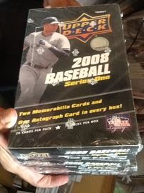 Sealed boxes baseball cards