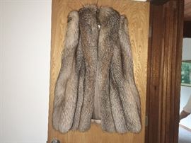VINTAGE FUR VEST IN A++ CONDITION