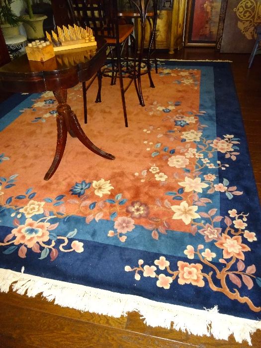 beautiful 100 x 108 rug. Valued $14,000  -great deal on this one!!