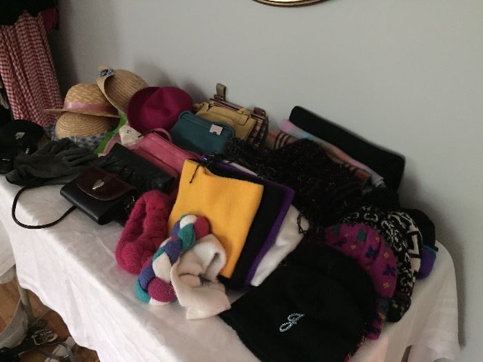 Scarves, purses, hats and more!