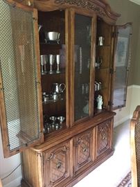 China hutch - matches dining table