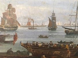 Detail of "Steam Wheeler" William Turner