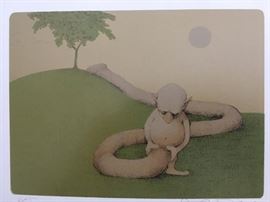 Charles Bragg "Splendor in the Grass" Signed