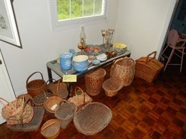 Old Pottery and baskets