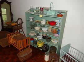 Old painted Pie Shelf
