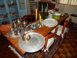 Old pine country table