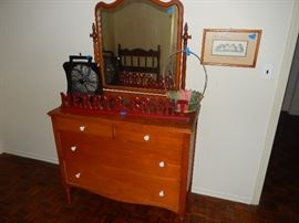 Many vintage and antique dressers