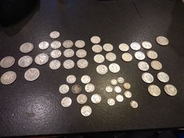 Old Silver Coins
