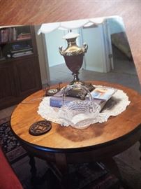 Great coffee table with wooden top