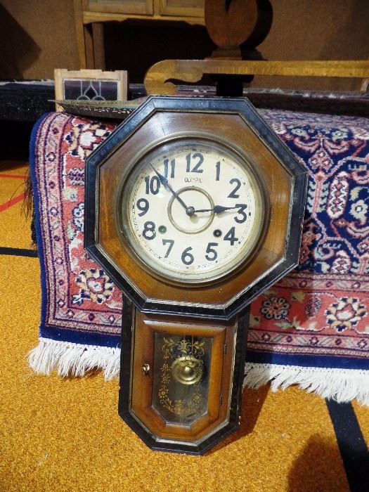 Several vintage and antique clocks