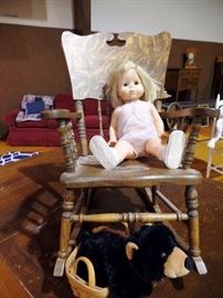 Child's rocker with friend