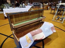 Painted trunk with lots of storage