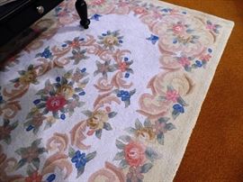 Clean vintage rug