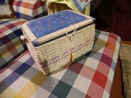 Whimsical Sewing basket