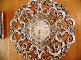 Large French Provincial hall clock  