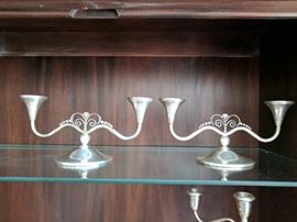 sterling candle sticks