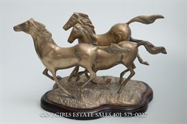 Brass Horse sculpture
