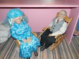 Granny & Papa in rocking chairs
