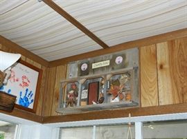 Wall hanging with miniatures