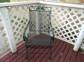 Another metal chair