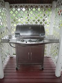 CharBroil grill - also on covered deck
