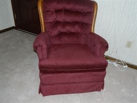 One of 2 rocking chairs