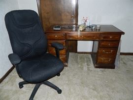 Desk and chair