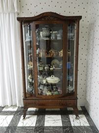 Antique curio cabinet