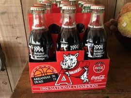 1994 (6 packs) Arkansas Razorback cokes!