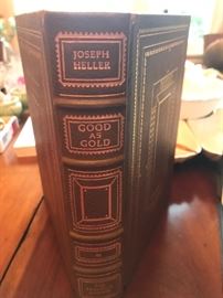 Franklin Library leather bound book- Good as Gold signed by author 