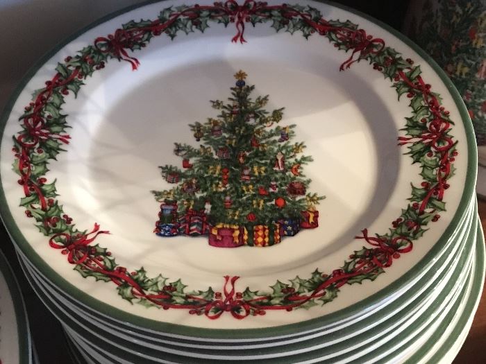 Christopher Radko Christmas dishes